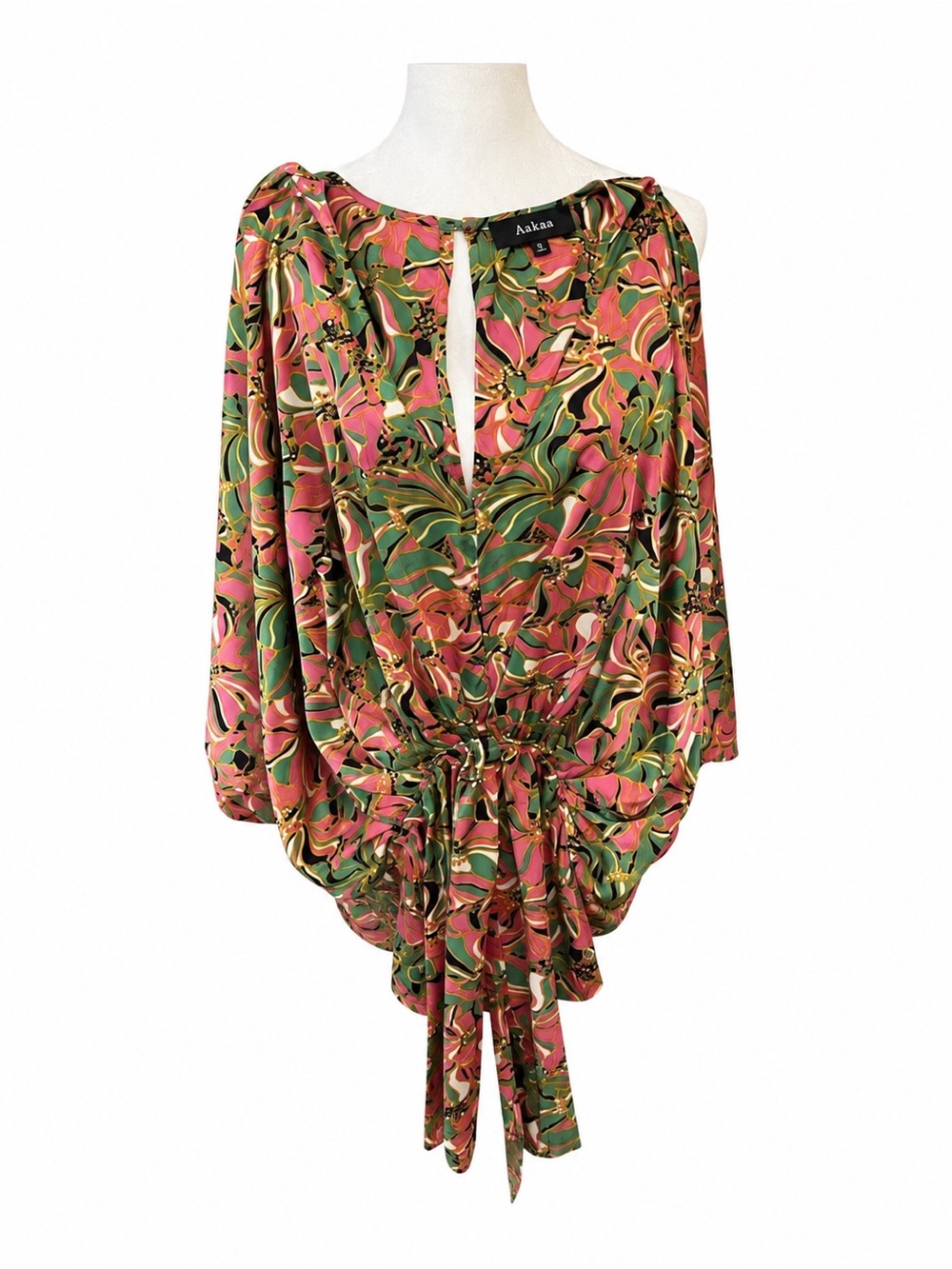 Aakaa Multicolor Abstract Shorts Jumper